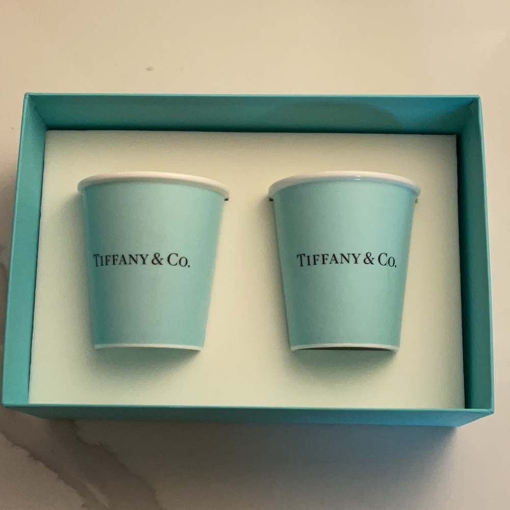 Tiffany & Co. Signature Blue Cups
